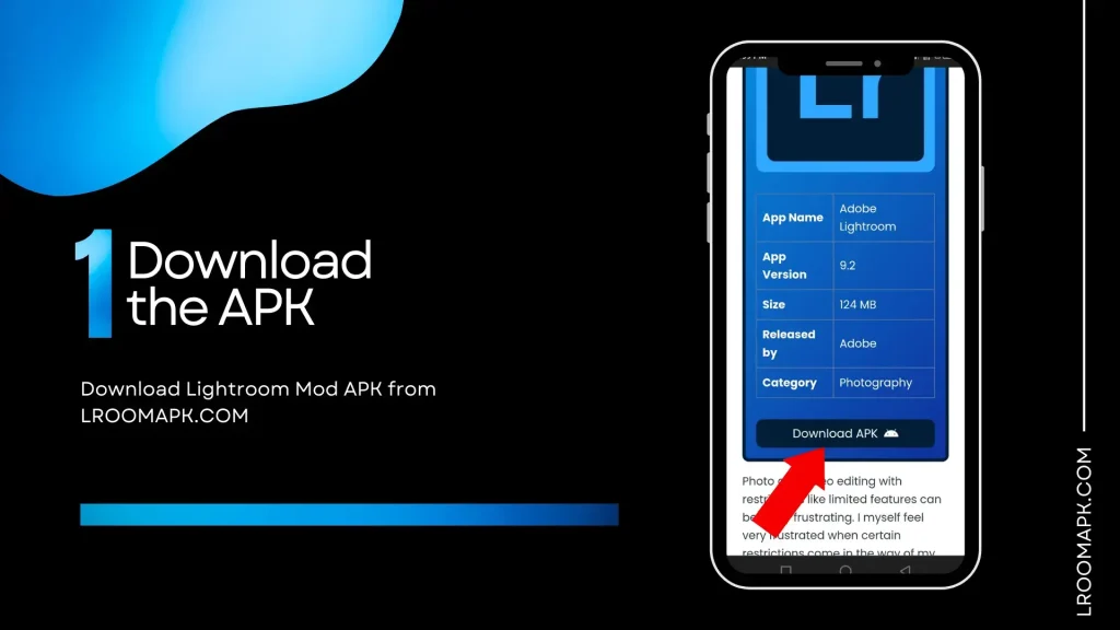 Lightroom Mod APK Download Step(1)