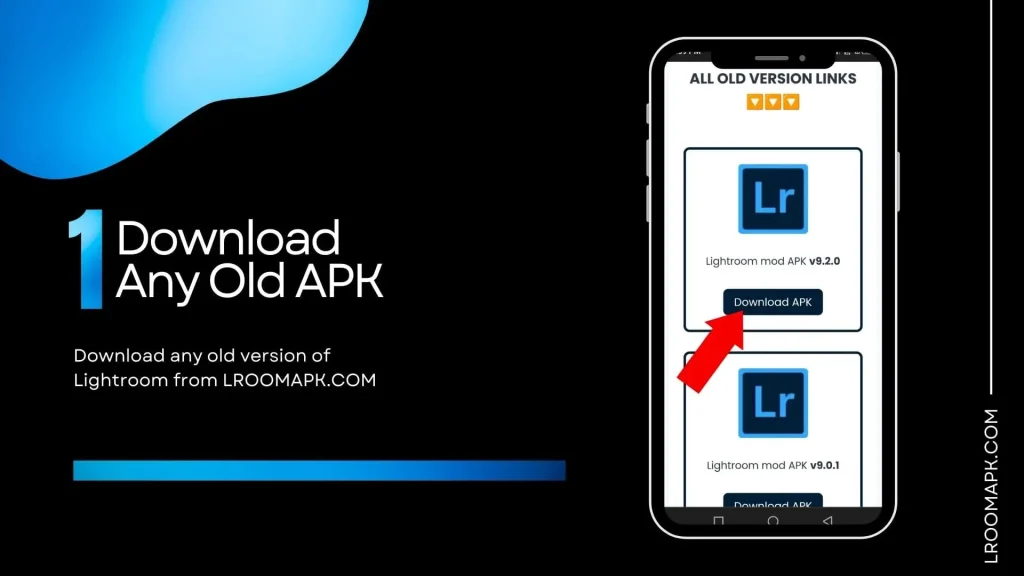 Lightroom Old Versions (All Versions) APK Download Step(1)