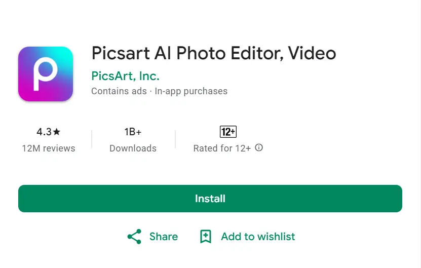 Picsart on Google Play