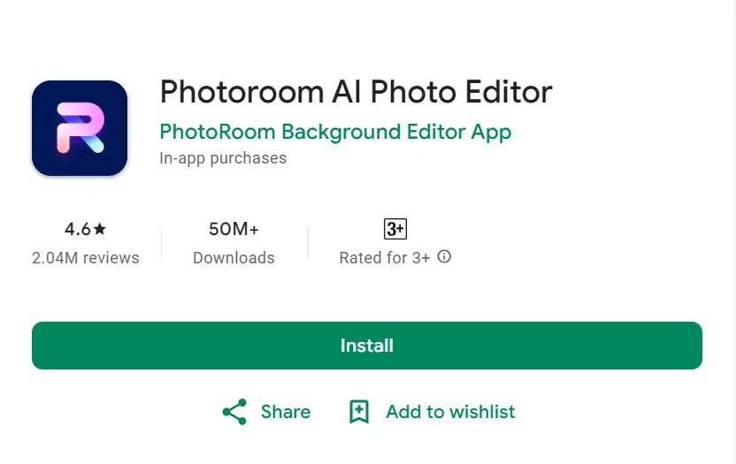 Photoroom on Google Play